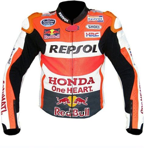 honda repsol leather motorcycle jacket